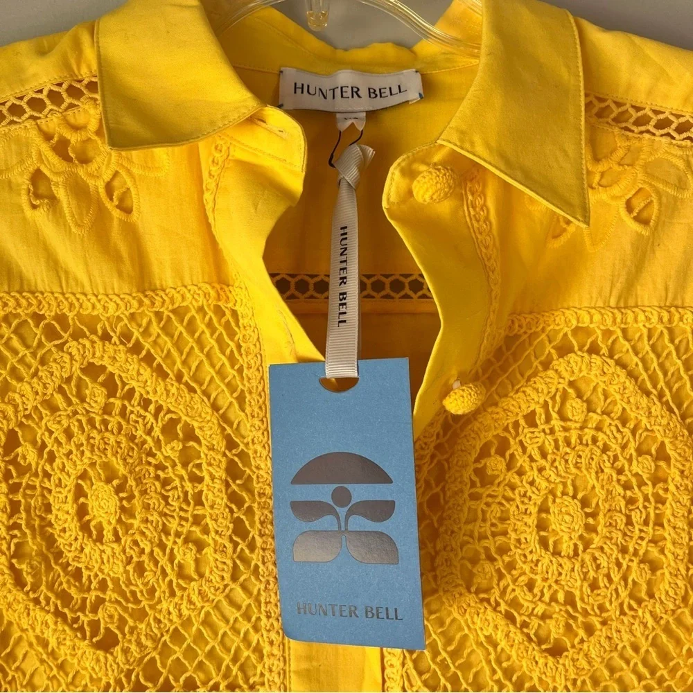 Hunter Bell Yellow Crocheted Two-Piece Set - Picture 8 of 14